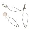COPLKY Crucible Clamp Whip Handles for Melting Dish Crucibles Dish Holder Ceramic-Melting Dish Jewellery Working Tool for Melting Silver view 2