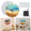 COPLKY Clock Mold Clock Resin Molds Large Number Clock Silicone Mold Epoxy Clock Mold for Resin Casting Wall Clack-Art Decoration view 2