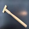 Damyprd Professional Brass Hammer 3oz (85g) | Premium Small Hammer for Jewelry Making & Watch Repair | 9.1" Ergonomic Handle with Anti-Slip Grip | 2" x 5/8" Precision Head view 1