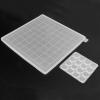 Chess Mold, Transparent Silicone Chess Board Set, 2pcs Resin Casting Checkers Mold for DIY Beginners, Adults with Dried Flowers, Sequins, Mica Powder view 3
