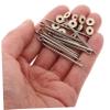 Gogogmee 10set Wooden Bear Joints Flexible Rotating Doll Joints Doll Accessories Craft Parts view 4