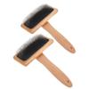 HEALSOPTHY 2pcs Craft Needle Felting Tools Wooden Felting Brush Brushes for Wool for DIY Projects view 1