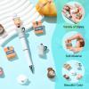 KitBeads 10Pcs 5 Styles Coffee Silicone Beads 3D Hot Drink Cafe Coffee Kettle Cup Focal Beads for Pens Keychains Bracelets Earrings Jewelry Making view 3