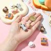KitBeads 10Pcs 5 Styles Coffee Silicone Beads 3D Hot Drink Cafe Coffee Kettle Cup Focal Beads for Pens Keychains Bracelets Earrings Jewelry Making view 4