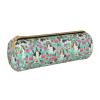 DRTGEDS Sweet Basset Hound Florals Lightweight Pencil Case,Zippered Pen Pouch,Stationery Bag Zipper Pouches Pens Holder Organizer view 1