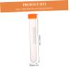 Angoily 20Pcs Transparent Needle Storage Tubes Leak Needle Bottles for Organizing Sewing view 2