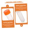 Angoily 20Pcs Transparent Needle Storage Tubes Leak Needle Bottles for Organizing Sewing view 3