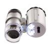 Microscope Mini 60X Magnifier Microscope Jeweler Loupe with LED Light view 1