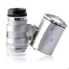Microscope Mini 60X Magnifier Microscope Jeweler Loupe with LED Light view 2