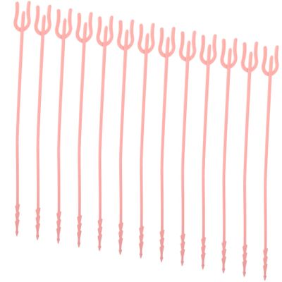BATHVEVE 50pcs Flower Picks for Card Holder Bouquet Decoration Floral Card Clips for Weddings Birthdays and Lightweight Floral Sticks for Easy Use
