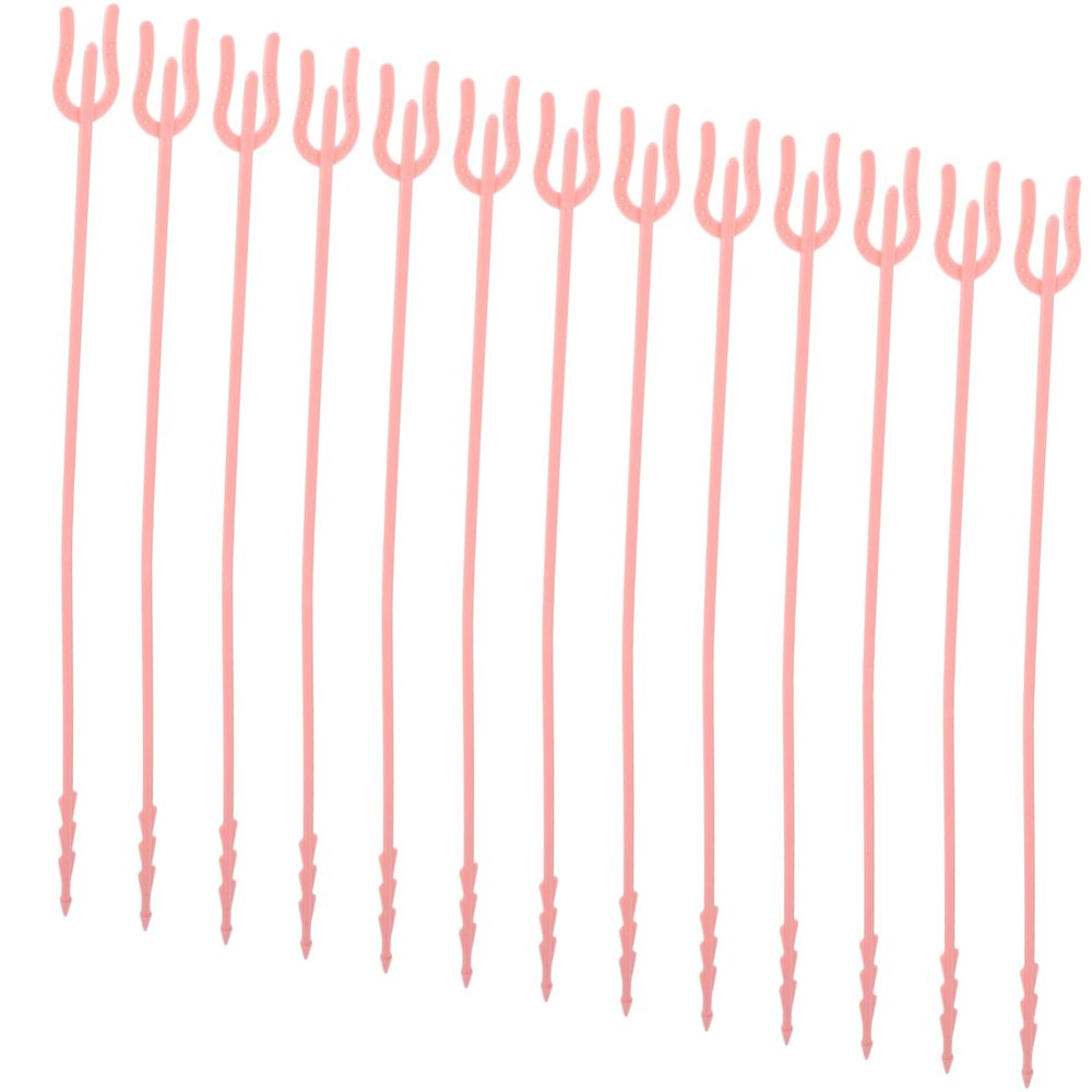 BATHVEVE 50pcs Flower Picks for Card Holder Bouquet Decoration Floral Card Clips for Weddings Birthdays and Lightweight Floral Sticks for Easy Use