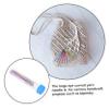 VILLCASE 12pcs Large Blue Curved Eye Yarn Needles Storage Tube for Tapestry Wool Sewing and Knitting Blue Gold Red Silver Purple Green view 3