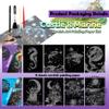 Glow in The Dark Scratch Art for Adults,A5 Rainbow Scratch Painting Craft Kit with 8 Sheets,DIY Foil Engraving & Scratch & Sketch Set,Stress Relief Gift and Creative Home Decor(Marine & Castle Series) view 2