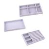 Baluue 3pcs Containers Lids Jewelry Holder Organizing Box Earring Holder Organizer Jewelry Travel Organizer view 1