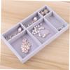 Baluue 3pcs Containers Lids Jewelry Holder Organizing Box Earring Holder Organizer Jewelry Travel Organizer view 3