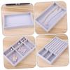 Baluue 3pcs Containers Lids Jewelry Holder Organizing Box Earring Holder Organizer Jewelry Travel Organizer view 4