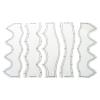 5 Pieces Quilting Ruler And Templates Acrylic Quilting Stencils Waved Ruler Clear Quilting Templates For Crafting view 1