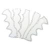 5 Pieces Quilting Ruler And Templates Acrylic Quilting Stencils Waved Ruler Clear Quilting Templates For Crafting view 4