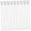OUNONA 100pcs Storage Tube Caps Included Plastic Test Tubes Lids for Needles Beads Craft Supplies view 1