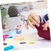Alipis 6pcs Music Stand Wooden Doll Stand for Crochet Dolls Pin Display Holder view 4