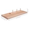 DIYEAH Wooden Quilting Ruler Rack Beech Holder Thread Spool Organizer for DIY Projects view 2