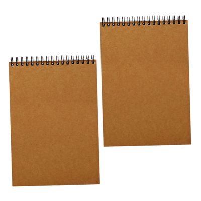 Hohopeti Sketch Paper Drawing Paper Blank Journal Notebook Hard Cover Spiral Notebook for Painting