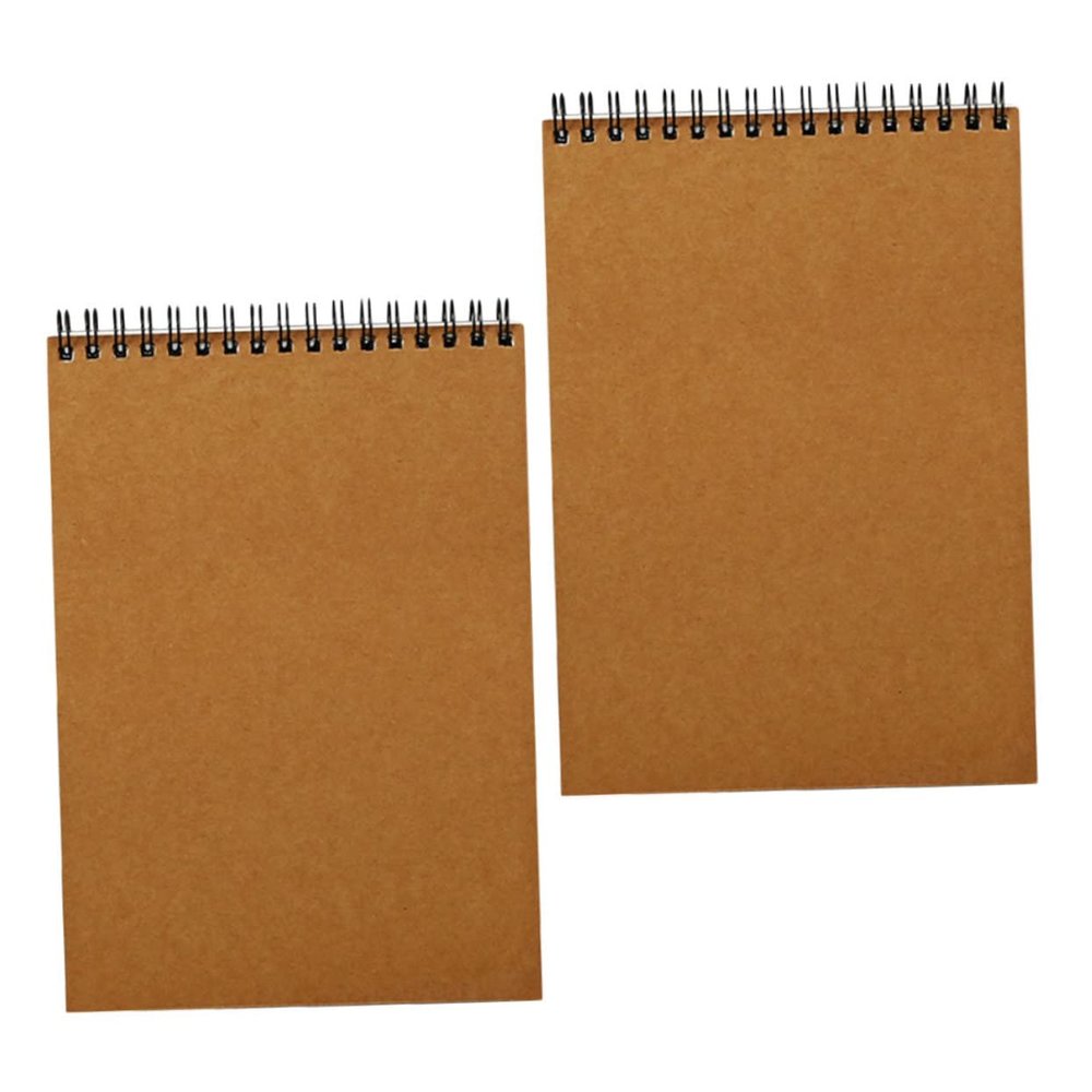 Hohopeti Sketch Paper Drawing Paper Blank Journal Notebook Hard Cover Spiral Notebook for Painting