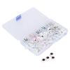 Doll Eyes, Half Round Eyes Doll Eyes for Crochet Half Round Plastic Eyes Colorful 120PCS Doll Eyeballs Craft Materials Halloween Accessories view 1