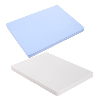 Angoily 2pcs Document Organizer Box Multifunctional Business Card Holder for Travel Certificates Elegant for Photos and Stationery Storage