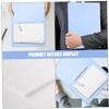 Angoily 2pcs Document Organizer Box Multifunctional Business Card Holder for Travel Certificates Elegant for Photos and Stationery Storage view 4