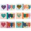 Lalikul Fabrics Hearts. Cotton Charm Packs, Fat Quarters Bundles, 42 Different Motifs. Ideal for Quilts, Sewing, Blankets, and I Spy Games for Kids, 5" x 5" Squares. view 1
