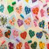 Lalikul Fabrics Hearts. Cotton Charm Packs, Fat Quarters Bundles, 42 Different Motifs. Ideal for Quilts, Sewing, Blankets, and I Spy Games for Kids, 5" x 5" Squares. view 2