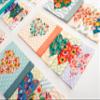 Lalikul Fabrics Hearts. Cotton Charm Packs, Fat Quarters Bundles, 42 Different Motifs. Ideal for Quilts, Sewing, Blankets, and I Spy Games for Kids, 5" x 5" Squares. view 3