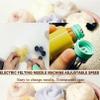 LGEOELIAS Electric Felting Needle Machine Kit, Electric Wool Felting Tool, Felting Needles Pen, Easy to Change Needle, Motor Stroke 2cm, for Wool Felt Craft, DIY Handwork view 4