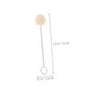 DIYEAH Leather Care Tools 100pcs Wool Dauber Balls Paint Brush Applicator Long Handle for Dyeing and Maintenance Craft Kit view 2