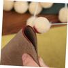 DIYEAH Leather Care Tools 100pcs Wool Dauber Balls Paint Brush Applicator Long Handle for Dyeing and Maintenance Craft Kit view 4