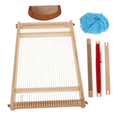 EPIGEIST Multifunctional Wooden Weaving Loom Handmade Tapestry Easy Assembly for Craft Lovers