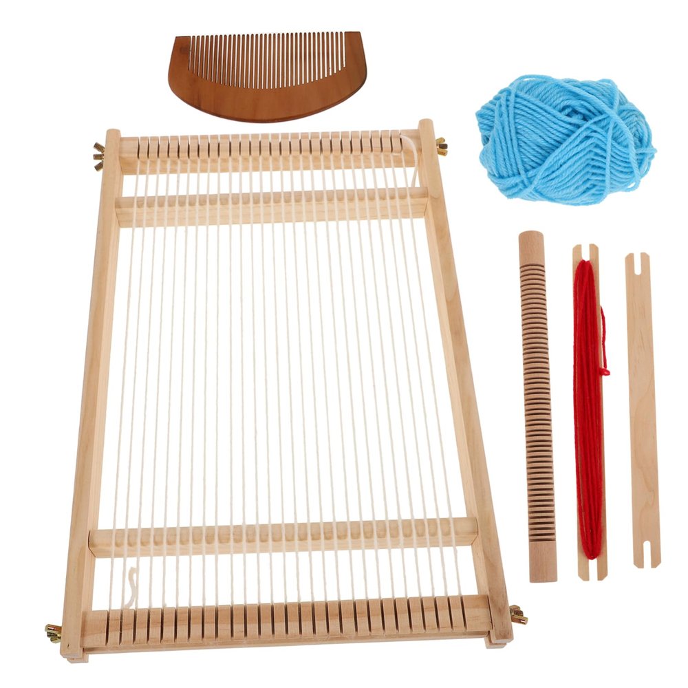 EPIGEIST Multifunctional Wooden Weaving Loom Handmade Tapestry Easy Assembly for Craft Lovers