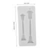 jojofuny Street Lamp Silicone Mold Christmas Baking Candle Making Resin Epoxy Crafts Reusable Molds view 2