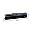Angoily Office Paper Puncher Adjustable Scrapbooking Hole Punch Tool Page Office Binding Supplies Black view 2