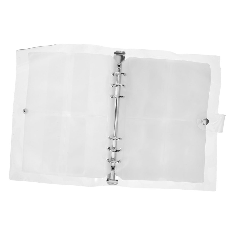 Artibetter Die Organizer Storage Album Transparent Cut Die Bags Pages for Easy Item Retrieval for Crafting Scrapbooking and Projects