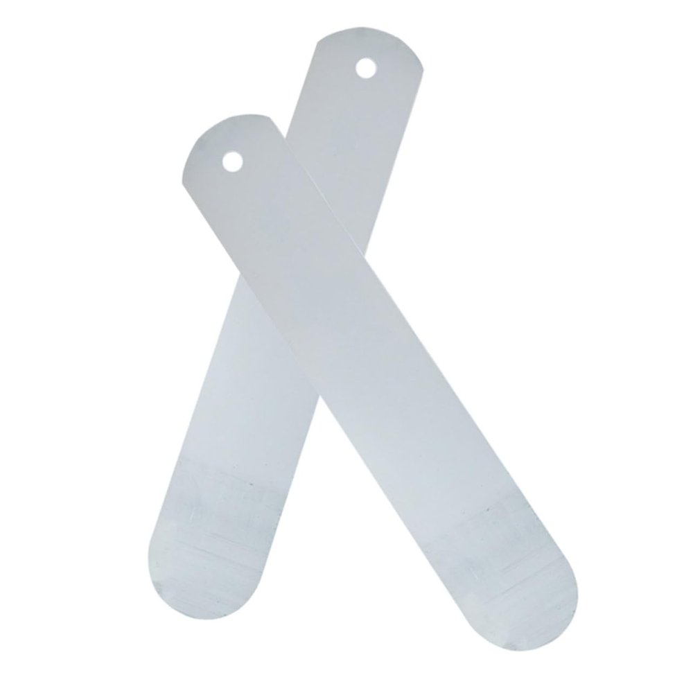 DOITOOL 2PCS Aluminum Sock Jigs for Sublimation Printing Straight Sock Forms for DIY Transfer Heat Press Boards for Custom Patterns and Designs