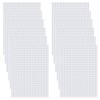 TOAOB 12 Sheets 0.8mm White Fursuit Eye Mesh Printable Waterproof PVC Plastic Eye Mesh Sheet for Furry Cosplay Mask Fursuits Props Handicrafts Making view 1