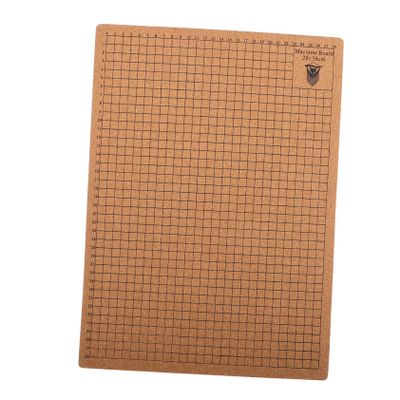 GARIOUANS Multi-Functional Cork Board for DIY Projects Grid Printed Crochet Macrame Blocking Mat Pins for Beading Crafts and Yarn Organization