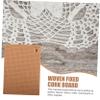GARIOUANS Multi-Functional Cork Board for DIY Projects Grid Printed Crochet Macrame Blocking Mat Pins for Beading Crafts and Yarn Organization view 3