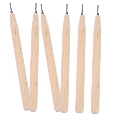 Housoutil 6pcs Paper Quilling Pen Quilling Tools Paper Rolling Pen Kits for Beginners