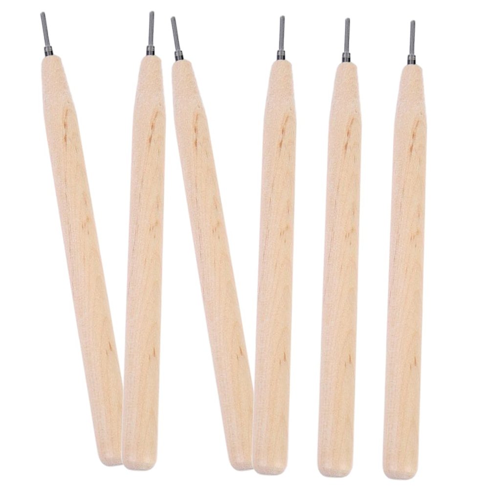 Housoutil 6pcs Paper Quilling Pen Quilling Tools Paper Rolling Pen Kits for Beginners