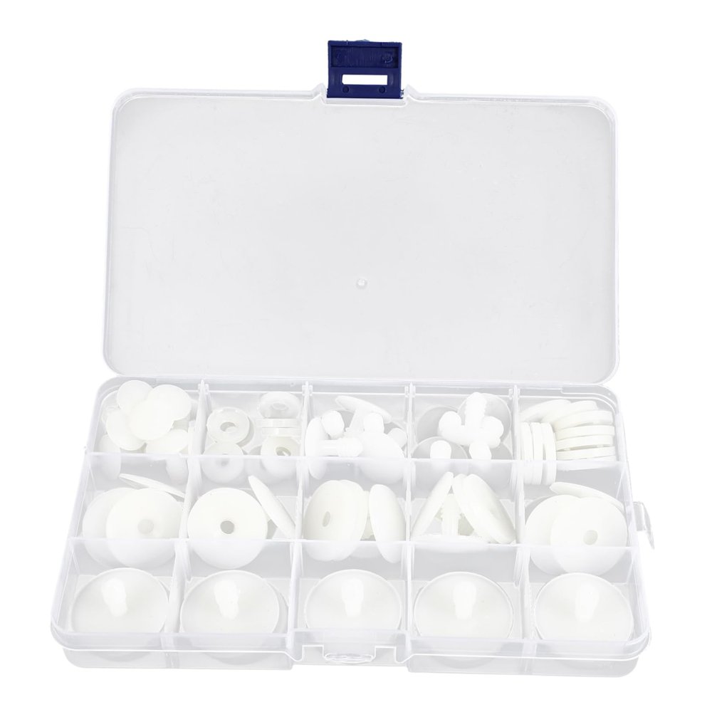 MUELODSIC 35sets Doll Plastic Joints DIY Kit of Movable Joints for Doll Making Accessories