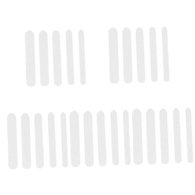 ARTIBETTER 25pcs Leather Craft Belt Hole Punching Templates Plastic Multi-Function Stencil Tools for Custom Belt Adjustments and Crafting Projects