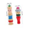 Housoutil Wooden Yarn Knitting Spool Kit 2 Set DIY Craft Tool for Beginners Easy-to-Use Bead Jewelry Maker for Bracelet Weaving for Boys and Girls and Adults Random Color view 2